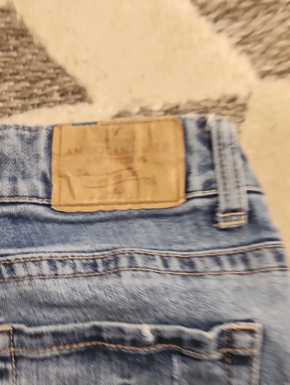 American Eagle Outfitters Light Blue Denim Bermuda Shorts